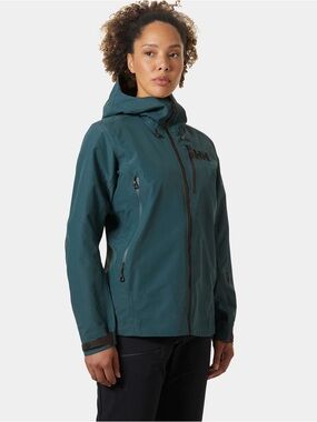 Helly Hansen Women’s Odin 9 Worlds 3.0 Shell Jacket Dark Creek 453 NWT